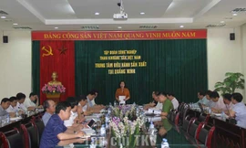  Phó Chủ tịch UBND tỉnh Vũ Thị Thu Thủy đánh giá cao sự nỗ lực của TKV và các đơn vị thành viên trong công tác đảm bảo ATVSLĐ 