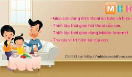 Giúp cha mẹ xóa bỏ nỗi lo khi trẻ nhỏ dùng điện thoại 