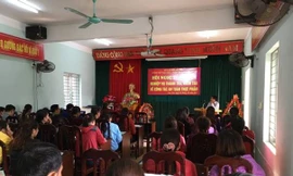 Lãnh đạo Trung tâm Y tế khai mạc lớp tập huấn