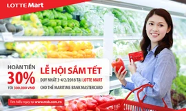 Thỏa sức mua sắm dịp Tết cùng Maritime Bank, hoàn tiền 30%