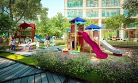 Con trẻ được thỏa sức khám phá và sáng tạo giữa không gian sống xanh hiện đại