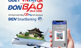 Quét QR Pay trên BIDV SmartBanking, đón bão quà tặng 