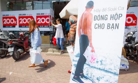 Hình ảnh soái ca xuất hiện trong CTKM của nhãn hàng Juno