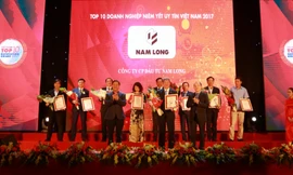 Nam Long vinh dự lọt Top 10 Công ty niêm yết Uy tín” và “Top 500 doanh nghiệp lớn nhất Việt Nam” năm 2017