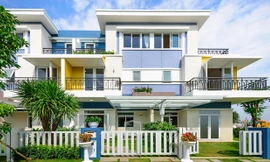 Một góc khu nhà đã hoàn thiện