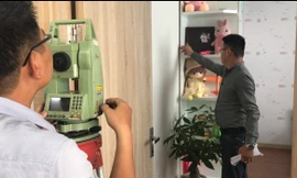 Đơn vị đo đạc đã sử dụng máy đo diện tích hiện đại nhất hiện nay với việc xử lý số liệu hoàn toàn tự động