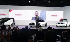 Tổng giám đốc kiêm Chủ tịch Honda toàn cầu, ông Takahiro Hachigo, tại TMS 2017.