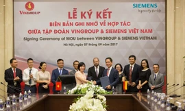 Vingroup và Siemens ký biên bản hợp tác về công nghệ