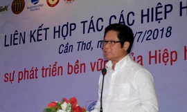 Ông Vũ Tiến Lộc – Chủ tịch VCCI phát biểu ngày 20/7 tại Cần Thơ. 