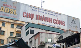 'Chợ Thành Công mới sẽ đảm bảo mô hình chợ truyền thống'