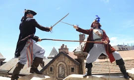 Những chàng lính ngự lâm “thách đấu” tại Sun World Ba Na Hills