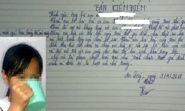 Cô giáo Nguyễn Thị Minh H bắt học sinh uống nước giẻ lau bảng.