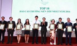 Top 10 báo cáo thường niên tốt nhất năm 2016 nhận giải thưởng