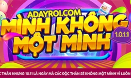 Khuyến mại đặc biệt ngày 10/11 – “Mình không một mình” 