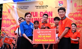 Hanwha Life Việt Nam tổ chức lễ hội trung thu và trao quà cho thiếu nhi tại Củ Chi 