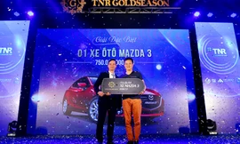 Anh Nguyễn Duy Hải - khách hàng may mắn trúng chiếc Mazda 3 Sedan 2.0 tại sự kiện