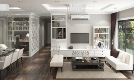 Nội thất căn hộ dự án Riverside Garden