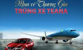 “Mua vé Thương gia, trúng xe Teana”