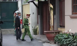 Khám nhà ông Nguyễn Bắc Son vào tháng 2/2019. Ảnh: Người lao động