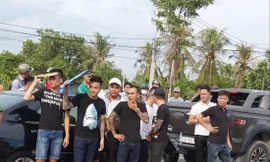 Nhóm giang hồ vây chặn xe chở công an xảy ra vào ngày 12/6