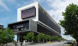 Nhiều tờ báo ở Úc phải sa thải nhân viên vì doanh thu giảm sút. Trong ảnh: Tòa soạn tờ The Age ở Melbourne 