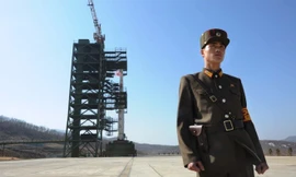 Bãi phóng tên lửa Tongchang-ri của CHDCND Triều Tiên Ảnh: ABC