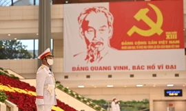 Trung tâm Hội nghị Quốc gia đã sẵn sàng cho ngày làm việc đầu tiên ĐH XIII của ĐảngẢnh: Như Ý 