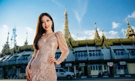 Á hậu1 HHVN 2018 Bùi Phương Nga đang dẫn đầu bảng xếp hạng với 42.000 lượt yêu thích và gần 302.000 lượt chia sẻ