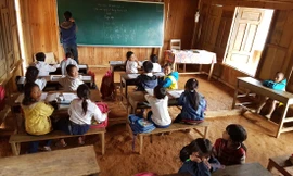 Một điểm trường ở huyện miền núi Quảng Nam