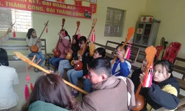 Lớp học “Hát then đàn tính” tại xã Phúc Lộc (Ba Bể, Bắc Kạn)