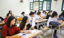 Thí sinh dự thi THPT quốc gia 2018 Ảnh: Như Ý 