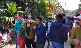 Sáu người ra đi để lại nỗi đau quá lớn. Ảnh: H. Văn 