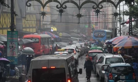 Ùn tắc kéo dài tại khu du lịch Tam Đảo trong ngày 2/9