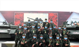 Sau 3 kỳ tham dự Army Games, đội tuyển Xe tăng Việt Nam đã giành Huy chương Vàng tại hội thao năm nay Ảnh: PV 
