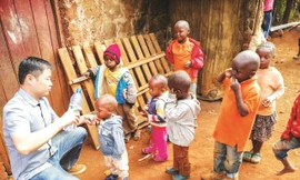 Nguyễn Mai Lâm mong muốn sẽ góp 1 phần nhỏ, giúp trẻ em châu Phi thay đổi số phận bằng học vấn 