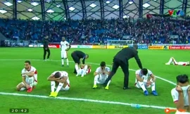 Vẻ suy sụp của cầu thủ Jordan hôm 20/1