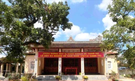 Ngôi chánh điện trong phủ Kiên Thái Vương - nơi thờ 5 vị vua triều Nguyễn