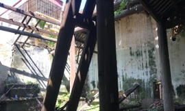 Hình ảnh hoang tàn của Hoa Thương Hội Quán