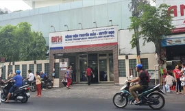 Bệnh viện Truyền máu huyết học TPHCM, nơi xảy ra sự việc bác sĩ “vòi” tiền người bệnh Ảnh: Văn Minh 