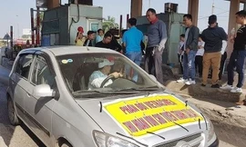 Tài xế tuyên bố phản đối đến khi di dời BOT Bắc Thăng Long - Nội Bài