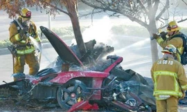 Chiếc Porsche chở sao Fast & Furious có vấn đề?