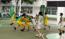 150 đội tham dự Giải Bóng rổ học sinh tiểu học Hà Nội