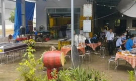 Gia đình tổ chức đám tang cho bà P.T.P