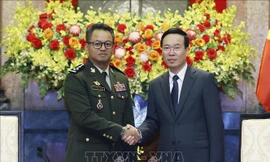 Chủ tịch nước Võ Văn Thưởng tiếp Phó Thủ tướng, Bộ trưởng Quốc phòng Campuchia