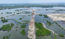 Cận cảnh dự án cầu Phước An nối Đồng Nai và Bà Rịa - Vũng Tàu