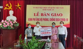 Nghệ An huy động được 60 tỷ đồng ủng hộ chống dịch COVID-19
