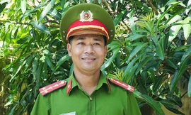 Cảm kích Đại úy Công an liều mình cứu người đuối nước