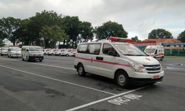 Xe cấp cứu được miễn phí đường bộ trong suốt thời gian hoạt động.