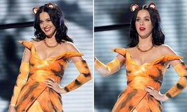 Katy Perry khoe vòng một sexy cùng vũ công ‘xác ướp’