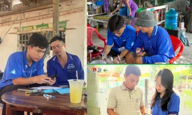 Chiến sĩ Mùa Hè Xanh tích cực hỗ trợ chuyển đổi số, đưa công nghệ đến người dân